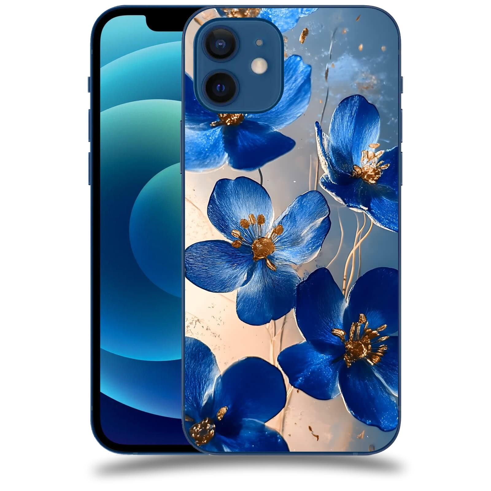 ACOVER Kryt na mobil Apple iPhone 12 - Zlatá elegance