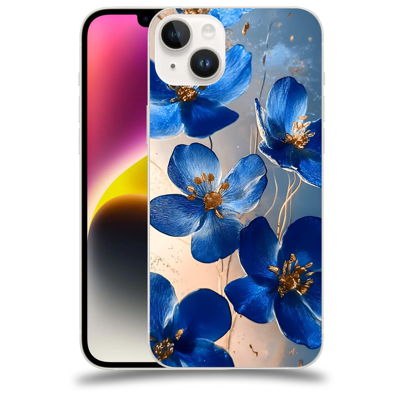 ACOVER Kryt na mobil Apple iPhone 14 Plus - Zlatá elegance