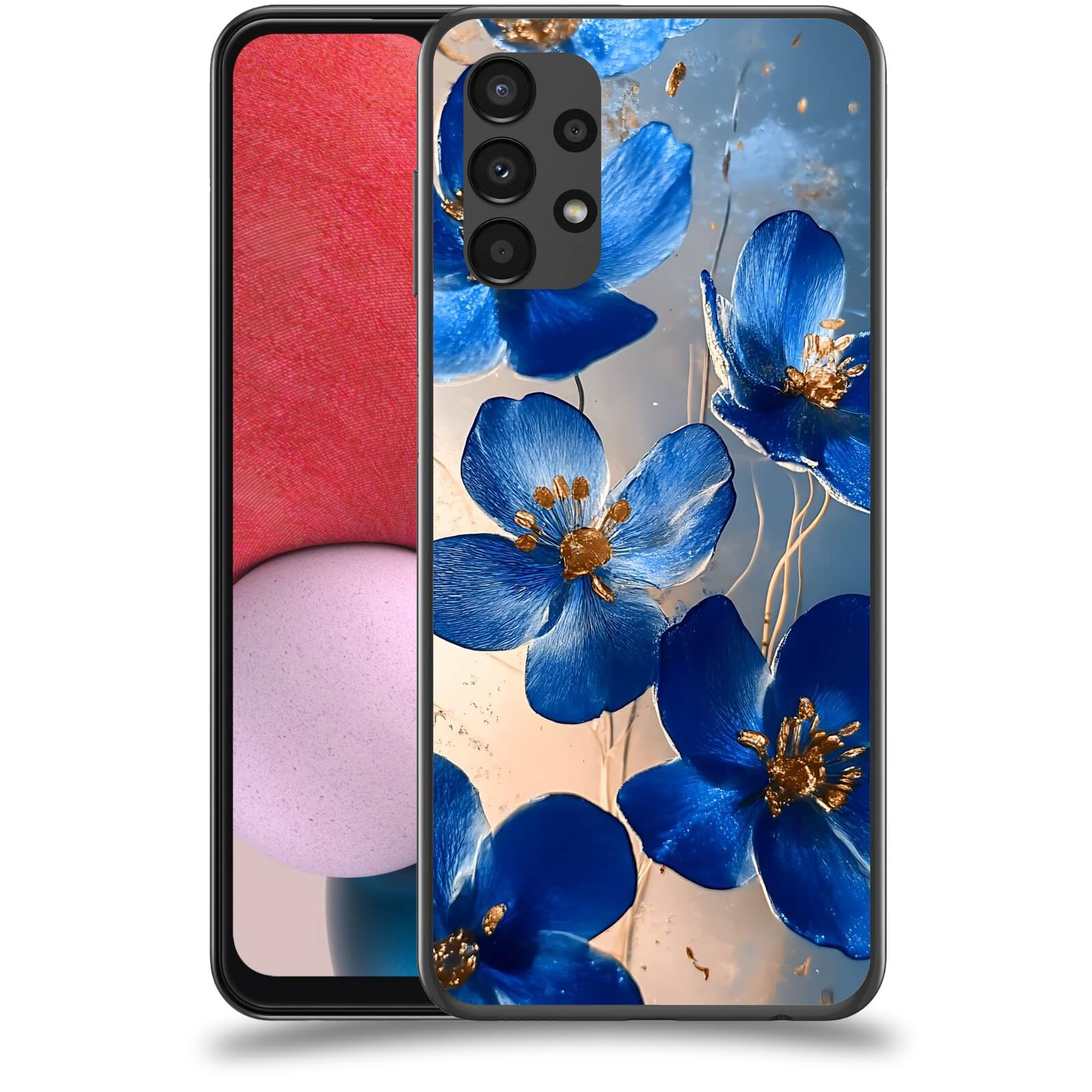 ACOVER Kryt na mobil Samsung Galaxy A13 4G A135 - Zlatá elegance