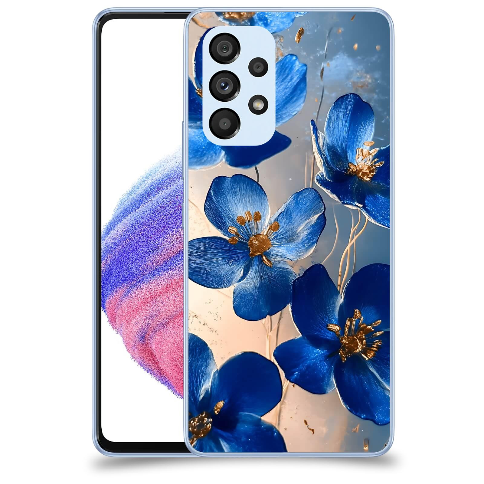 ACOVER Kryt na mobil Samsung Galaxy A32 5G A326B - Zlatá elegance
