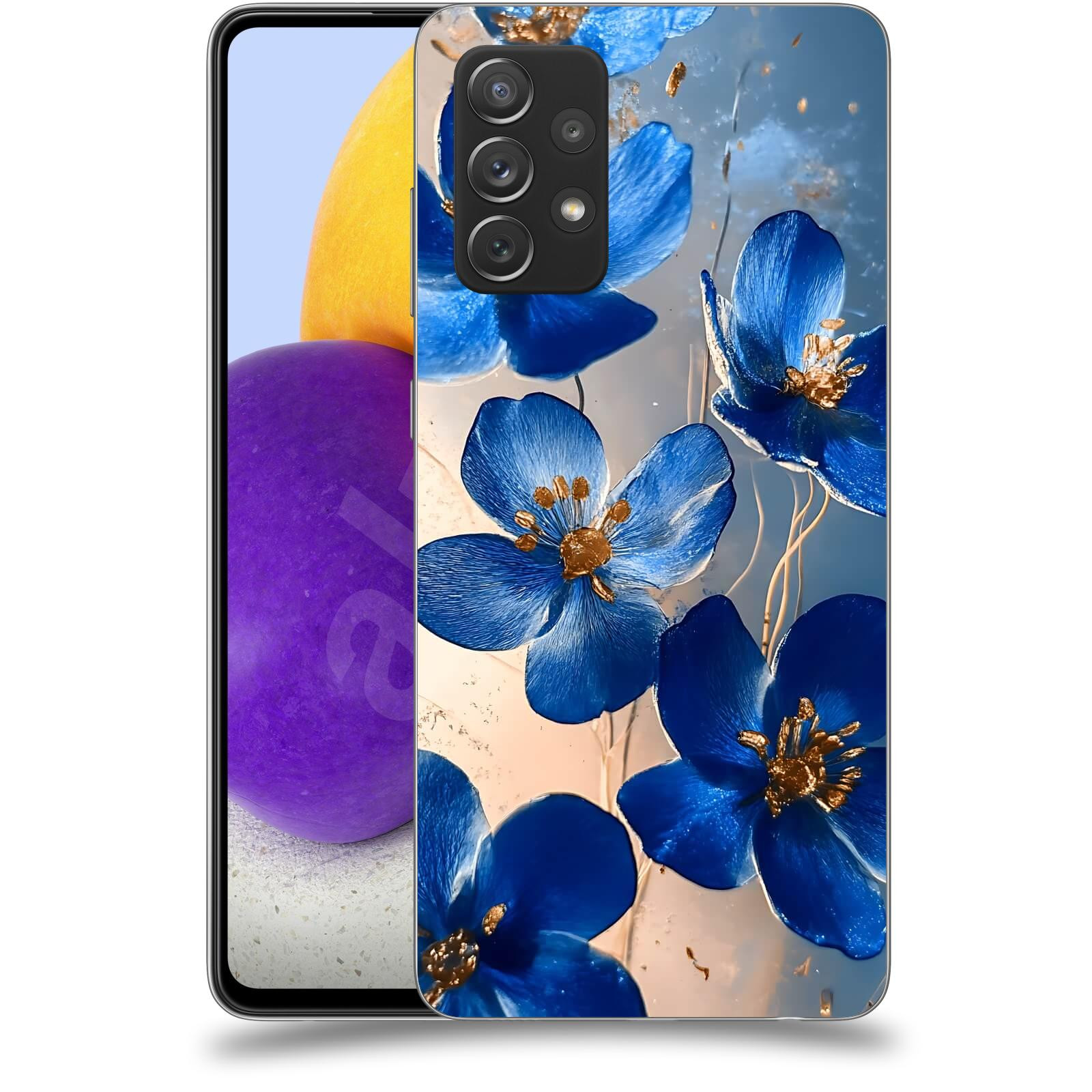 ACOVER Kryt na mobil Samsung Galaxy A72 A725F - Zlatá elegance