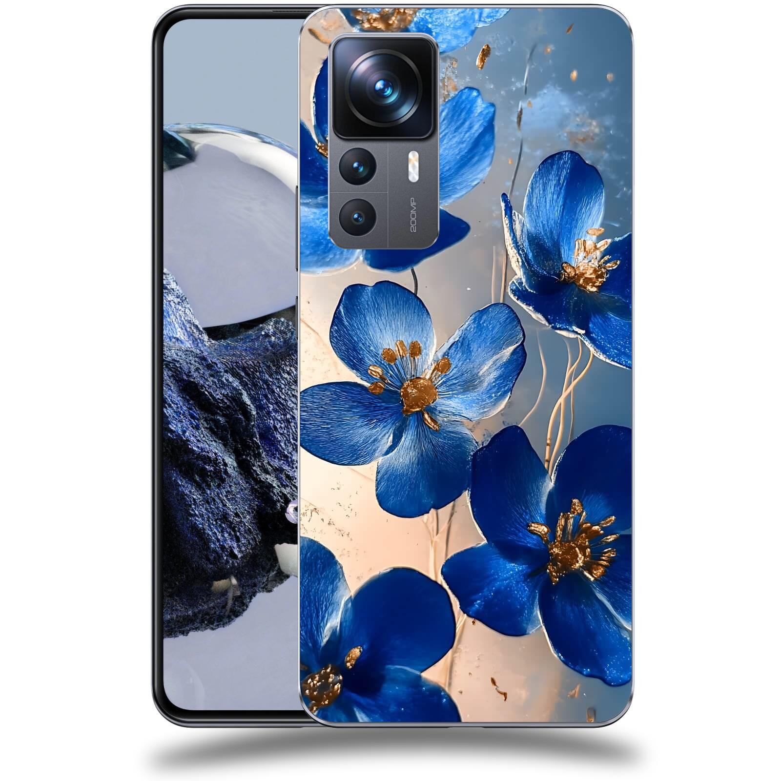 ACOVER Kryt na mobil Xiaomi 12T Pro - Zlatá elegance