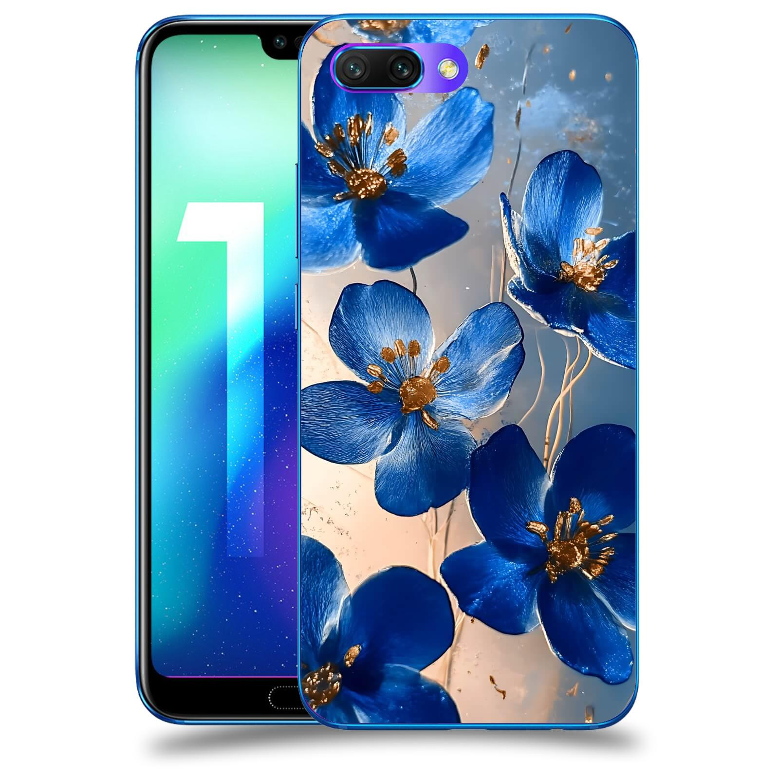 ACOVER Kryt na mobil Honor 10 - Zlatá elegance