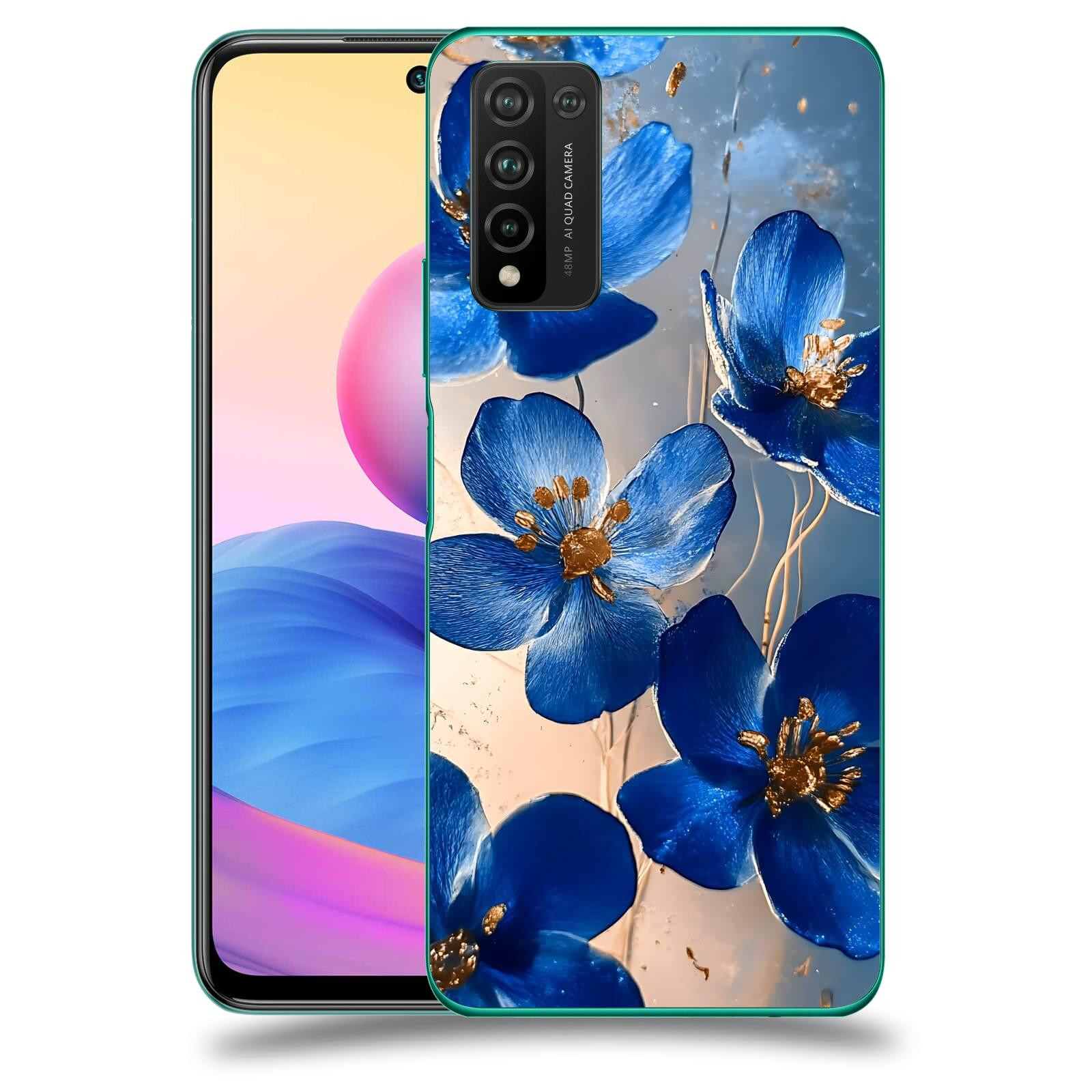 ACOVER Kryt na mobil Honor 10X Lite - Zlatá elegance