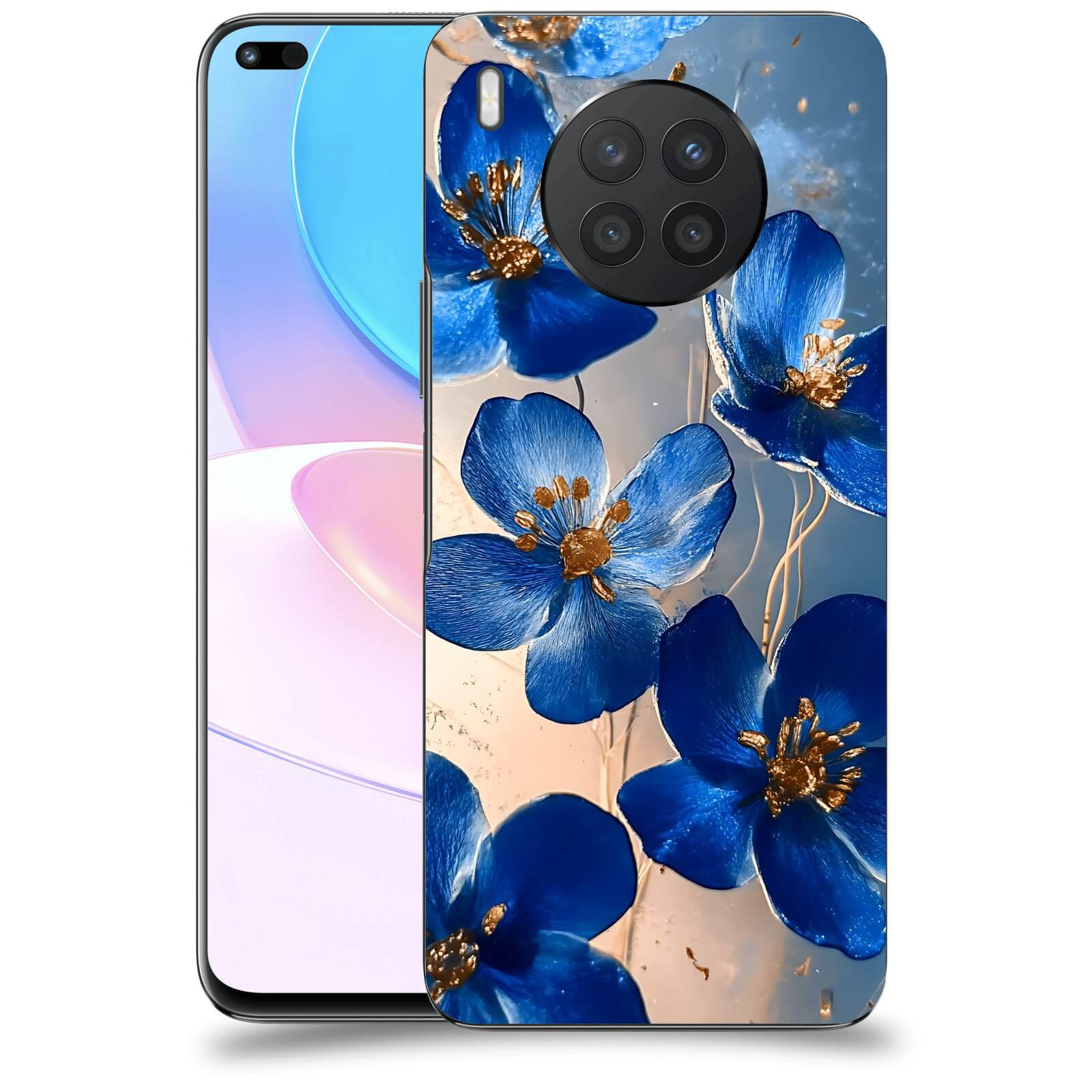 ACOVER Kryt na mobil Honor 50 Lite - Zlatá elegance