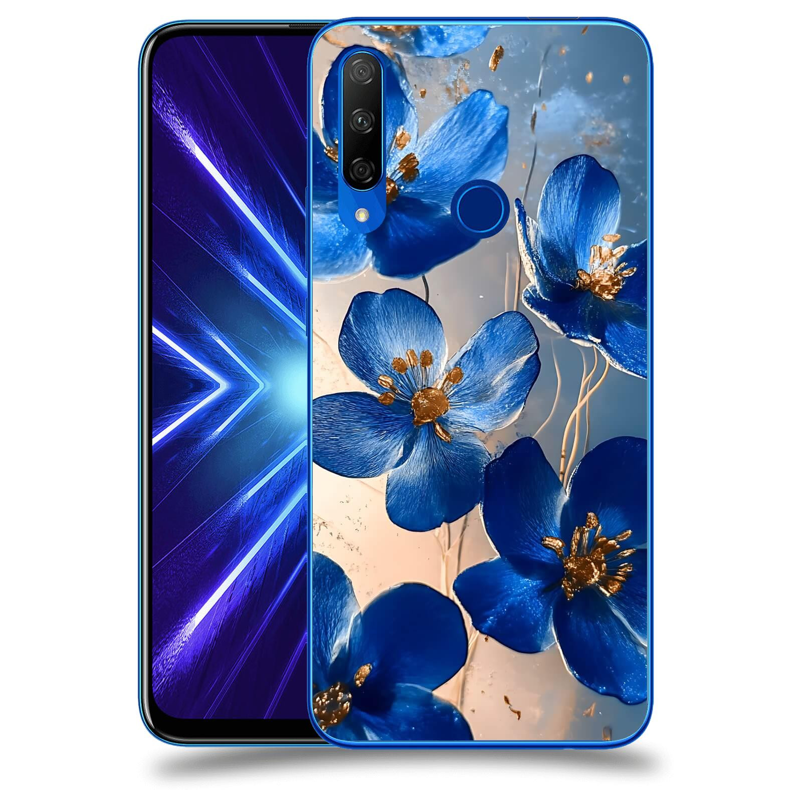 ACOVER Kryt na mobil Honor 9X - Zlatá elegance