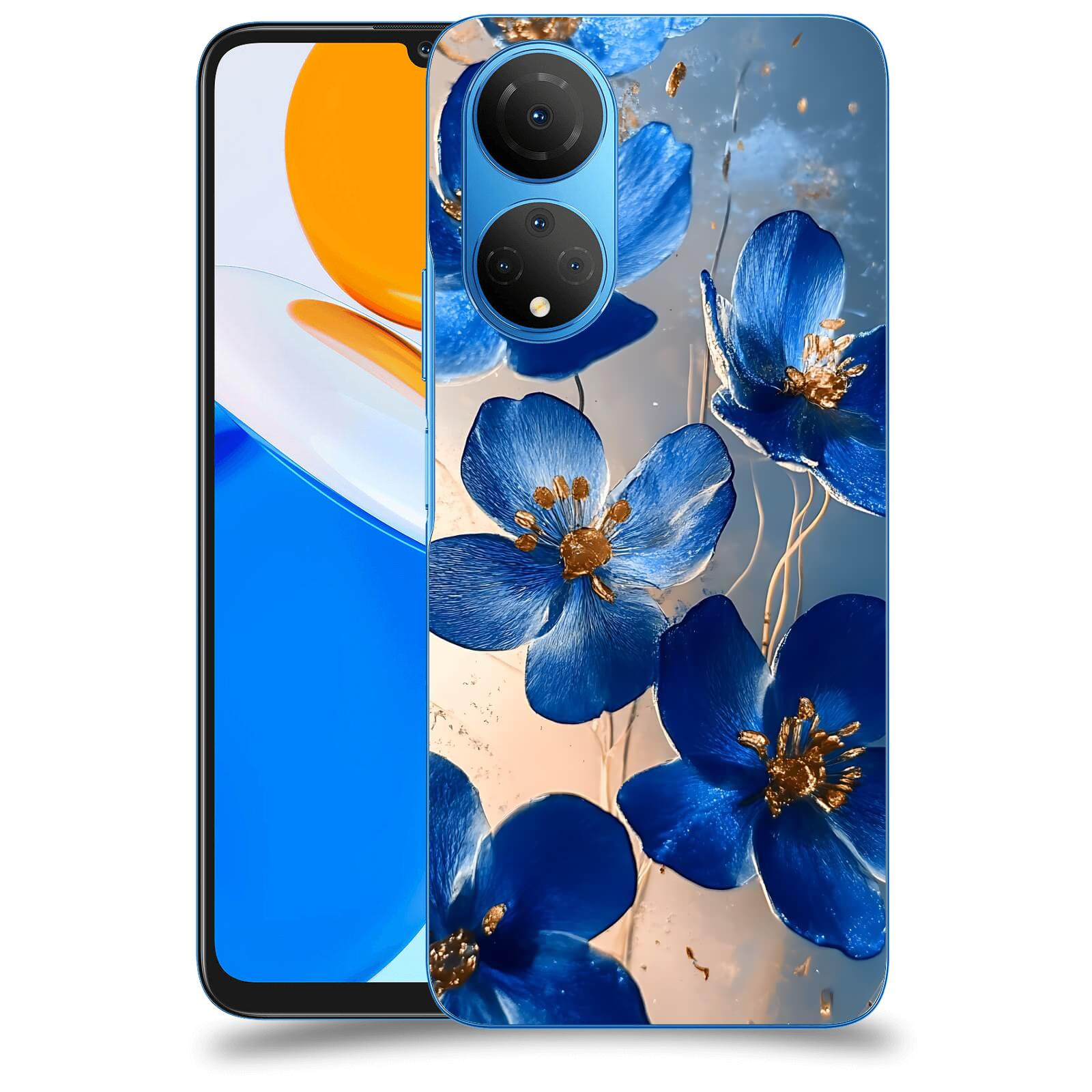 ACOVER Kryt na mobil Honor X7 - Zlatá elegance