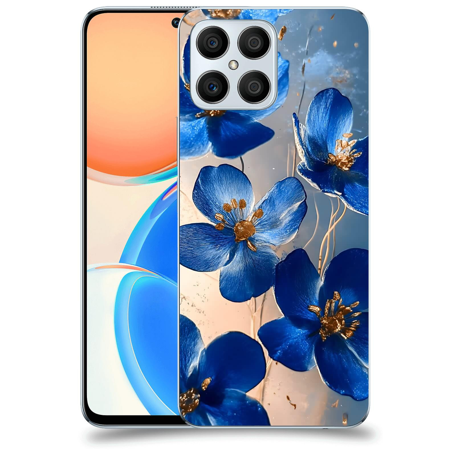 ACOVER Kryt na mobil Honor X8 5G - Zlatá elegance