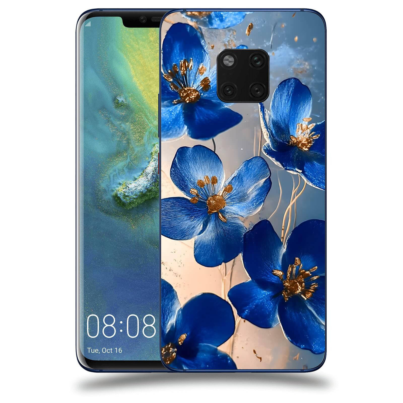 ACOVER Kryt na mobil Huawei Mate 20 Pro - Zlatá elegance
