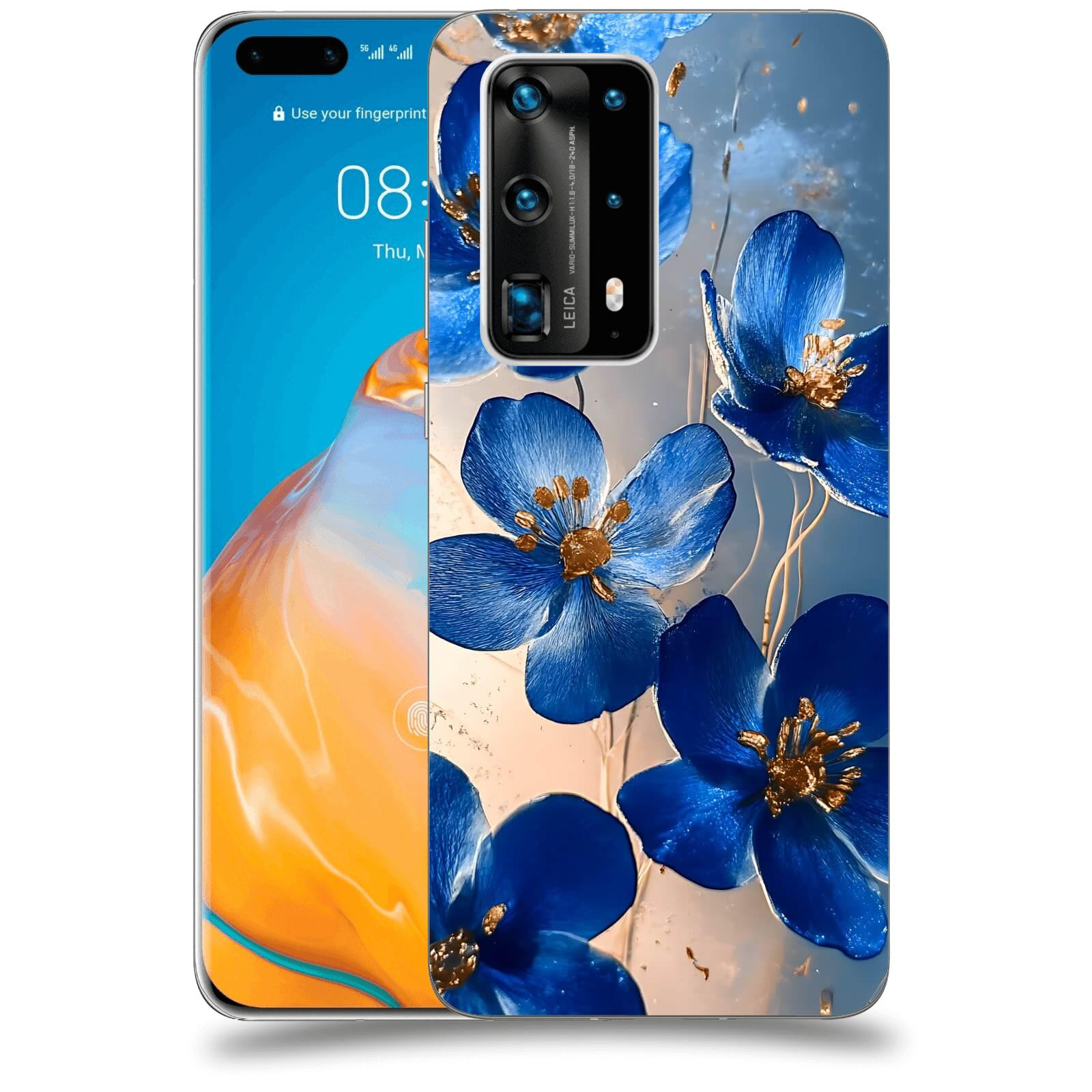 ACOVER Kryt na mobil Huawei P40 Pro - Zlatá elegance
