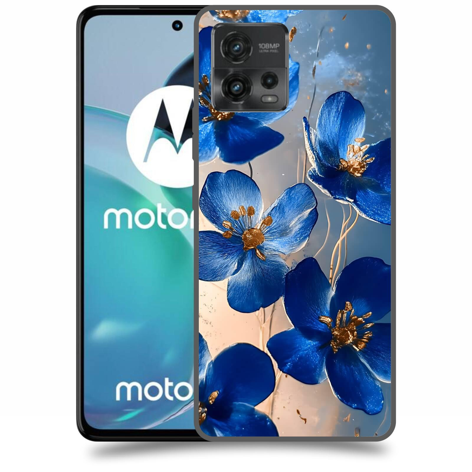 ACOVER Kryt na mobil Motorola Moto G72 - Zlatá elegance