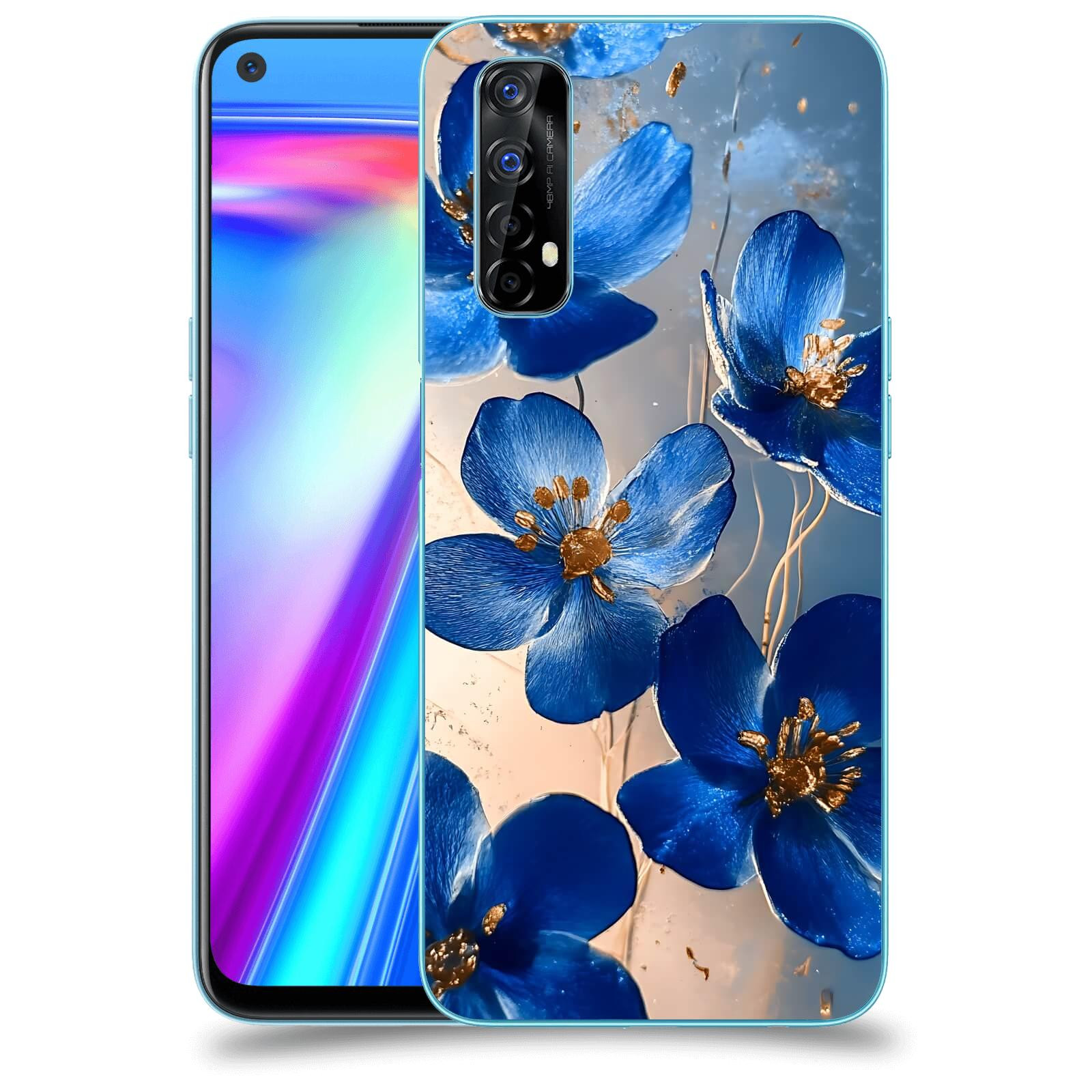 ACOVER Kryt na mobil Realme 7 - Zlatá elegance