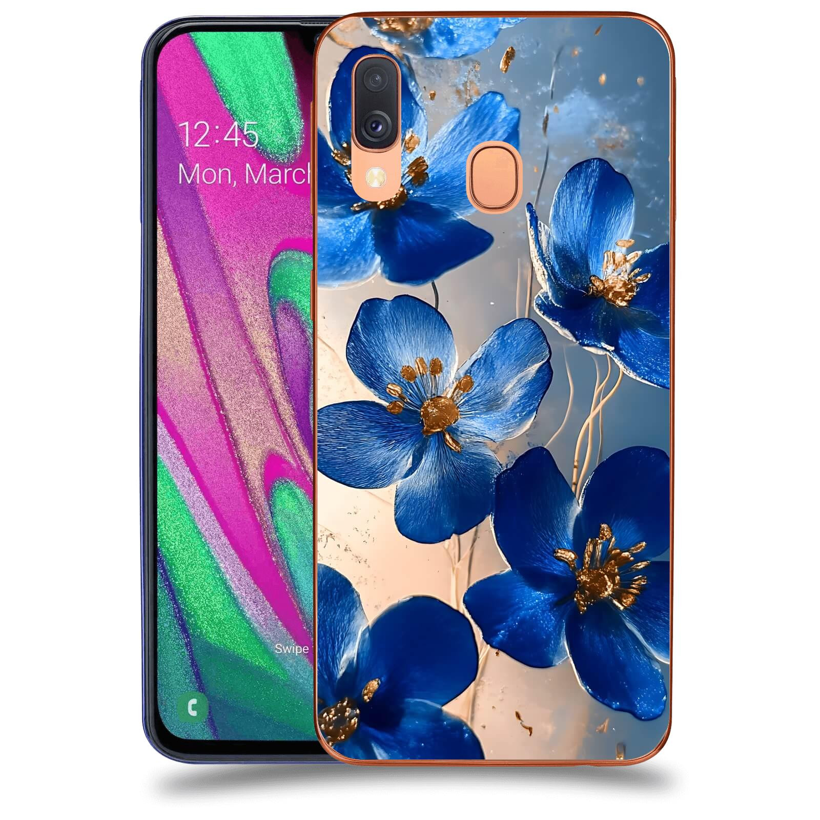 ACOVER Kryt na mobil Samsung Galaxy A40 A405F - Zlatá elegance