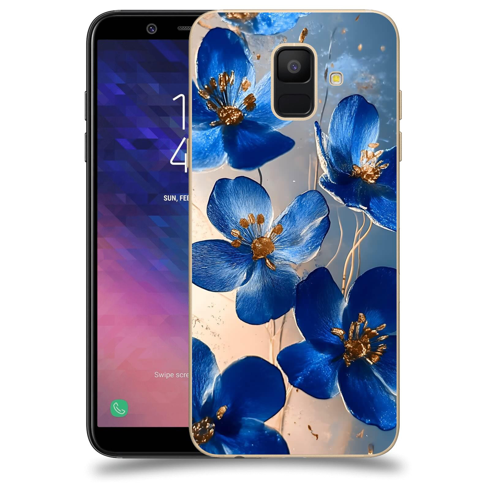 ACOVER Kryt na mobil Samsung Galaxy A6 A600F - Zlatá elegance