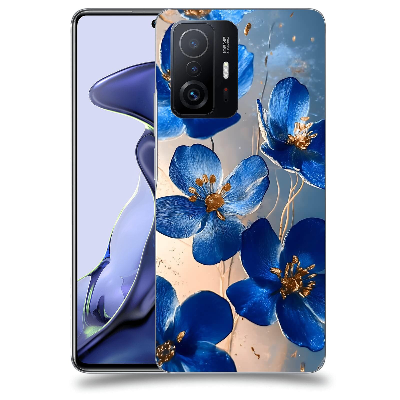 ACOVER Kryt na mobil Xiaomi 11T - Zlatá elegance