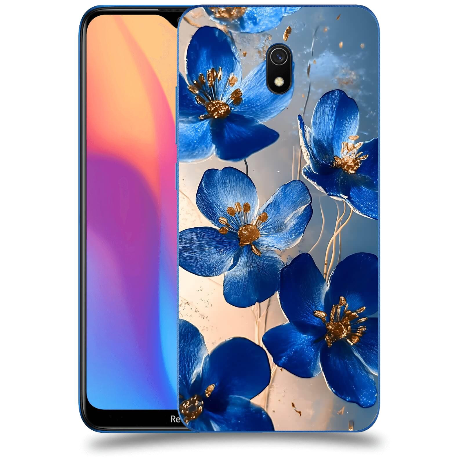 ACOVER Kryt na mobil Xiaomi Redmi 8A - Zlatá elegance