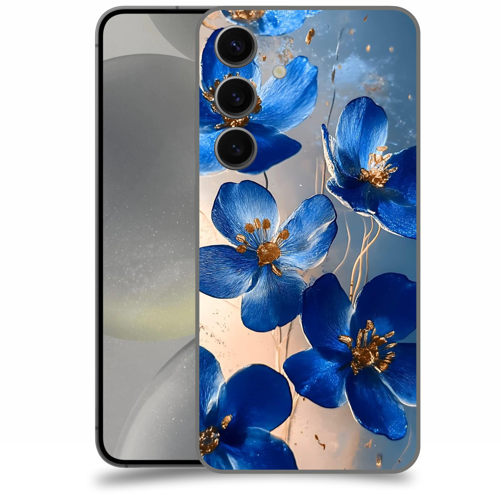 ACOVER Kryt na mobil Samsung Galaxy S24 - Zlatá elegance