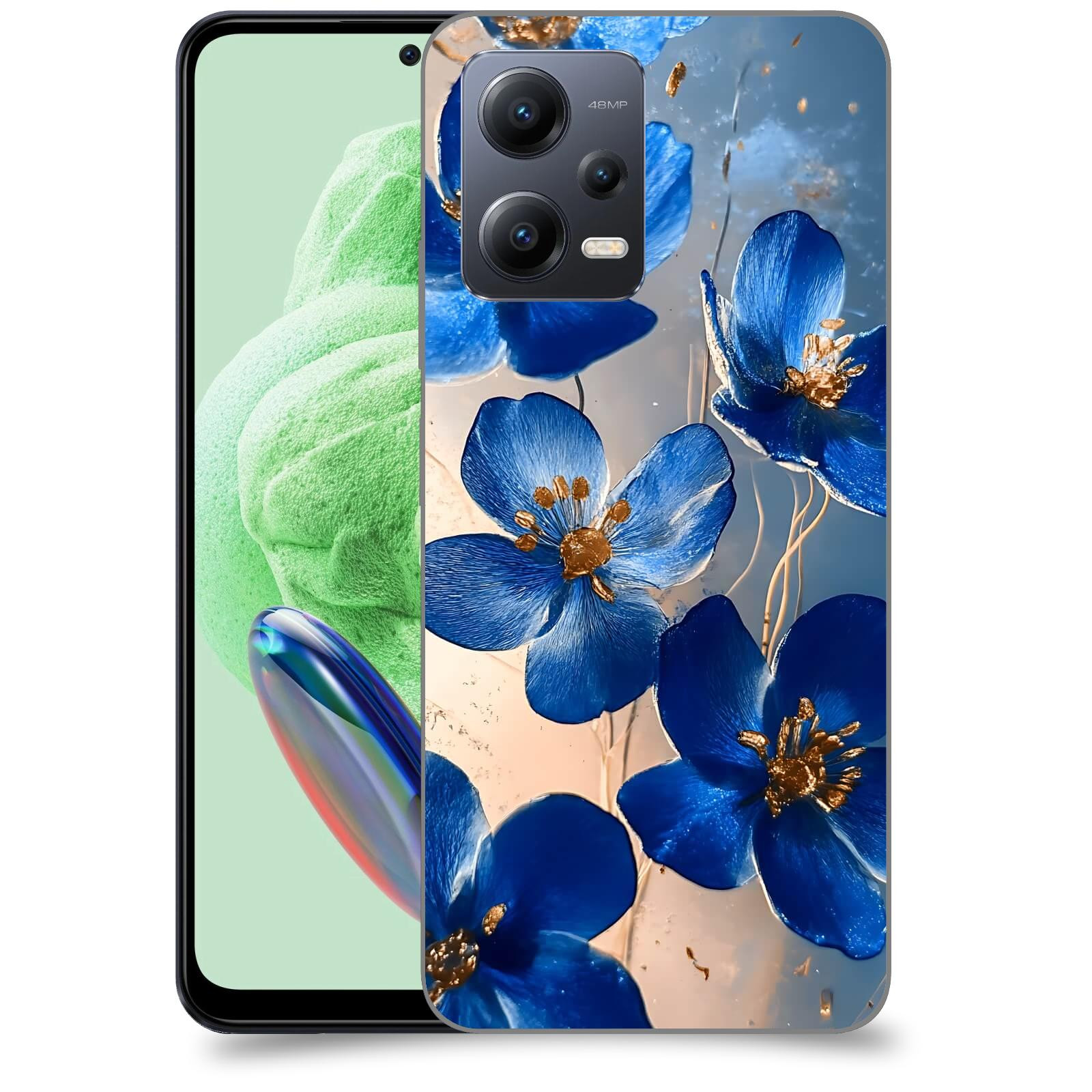ACOVER Kryt na mobil Xiaomi Redmi Note 12 PRO 5G - Zlatá elegance
