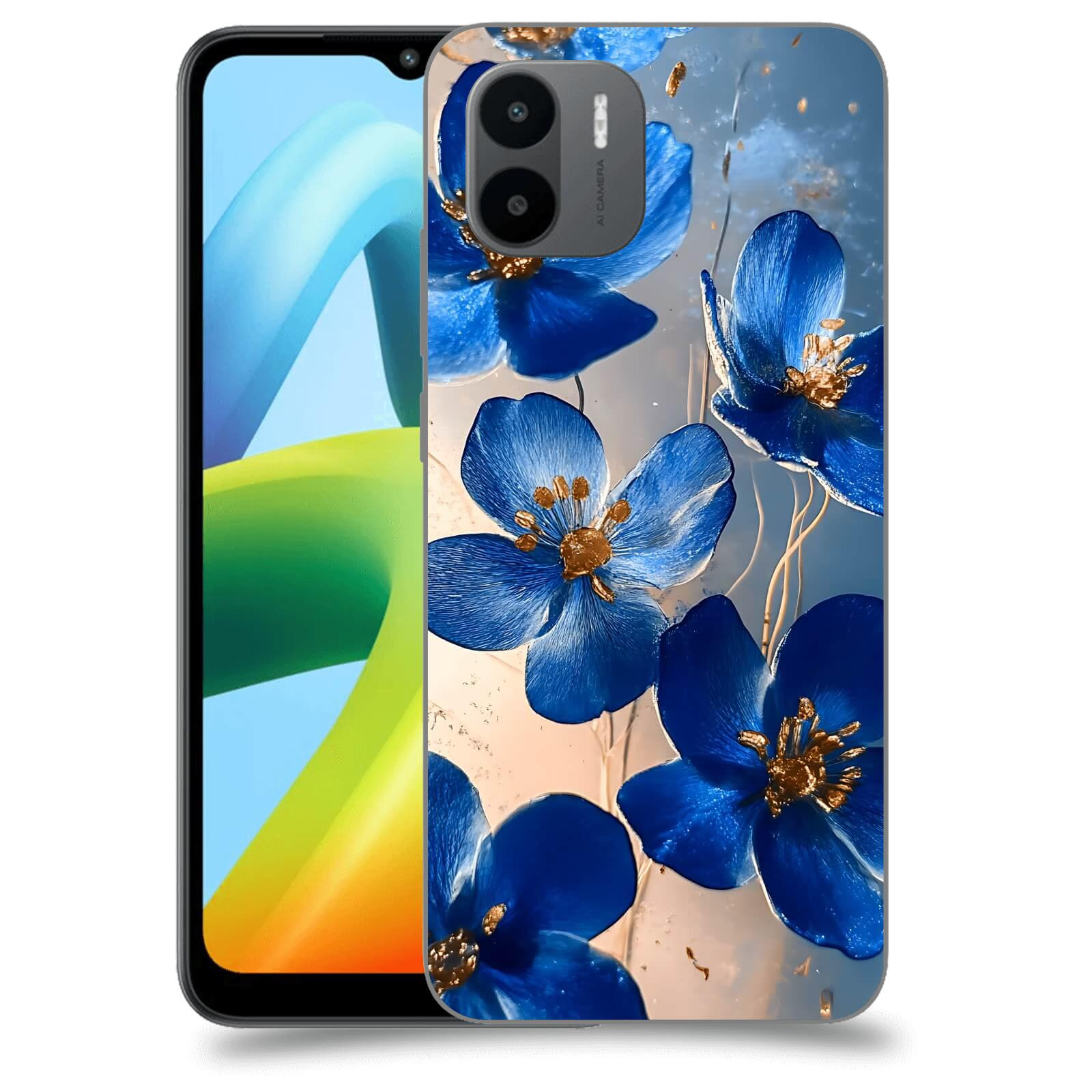 ACOVER Kryt na mobil Xiaomi Redmi A1+ - Zlatá elegance