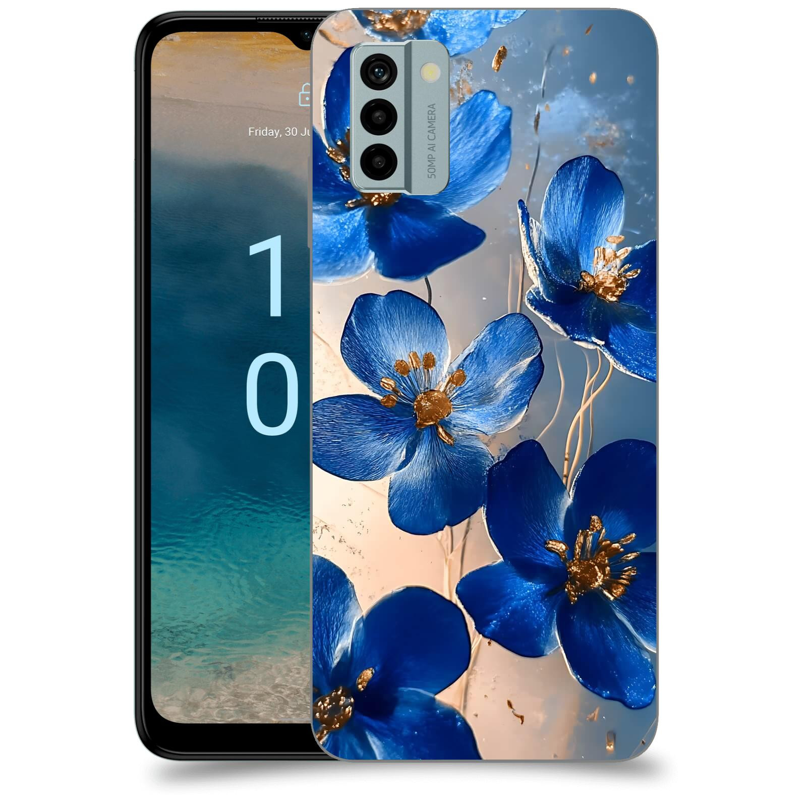 ACOVER Kryt na mobil Nokia G22 - Zlatá elegance