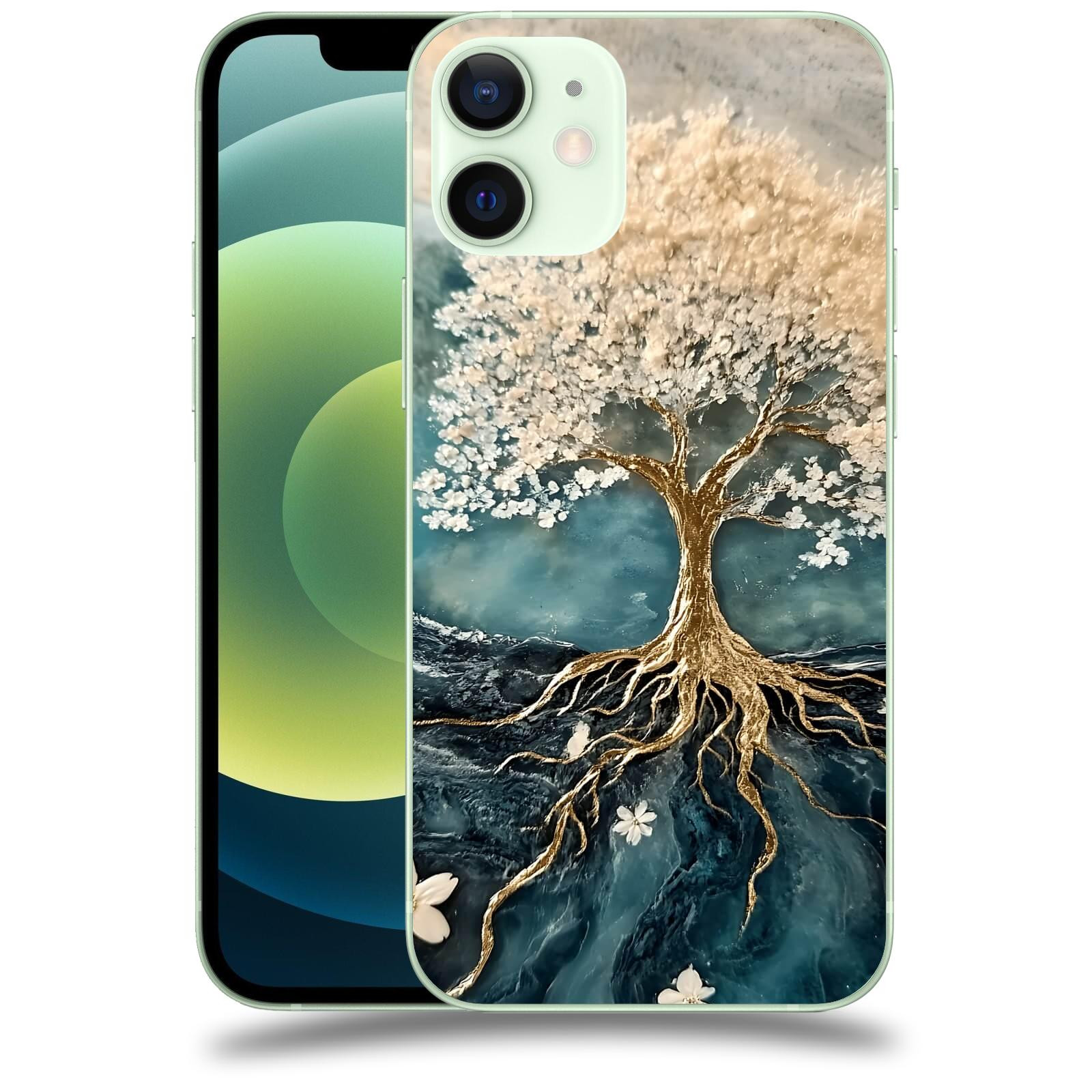 ACOVER Kryt na mobil Apple iPhone 12 mini - Zlatý život