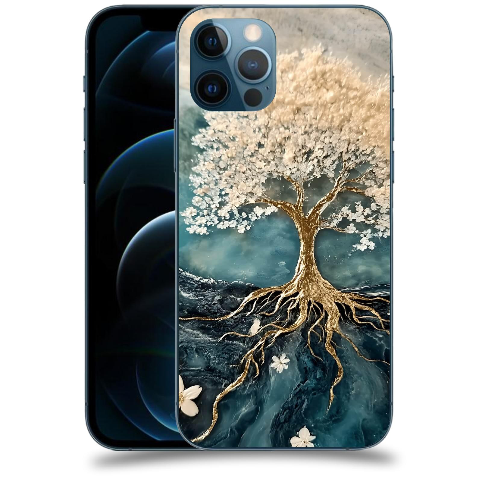 ACOVER Kryt na mobil Apple iPhone 12 Pro - Zlatý život