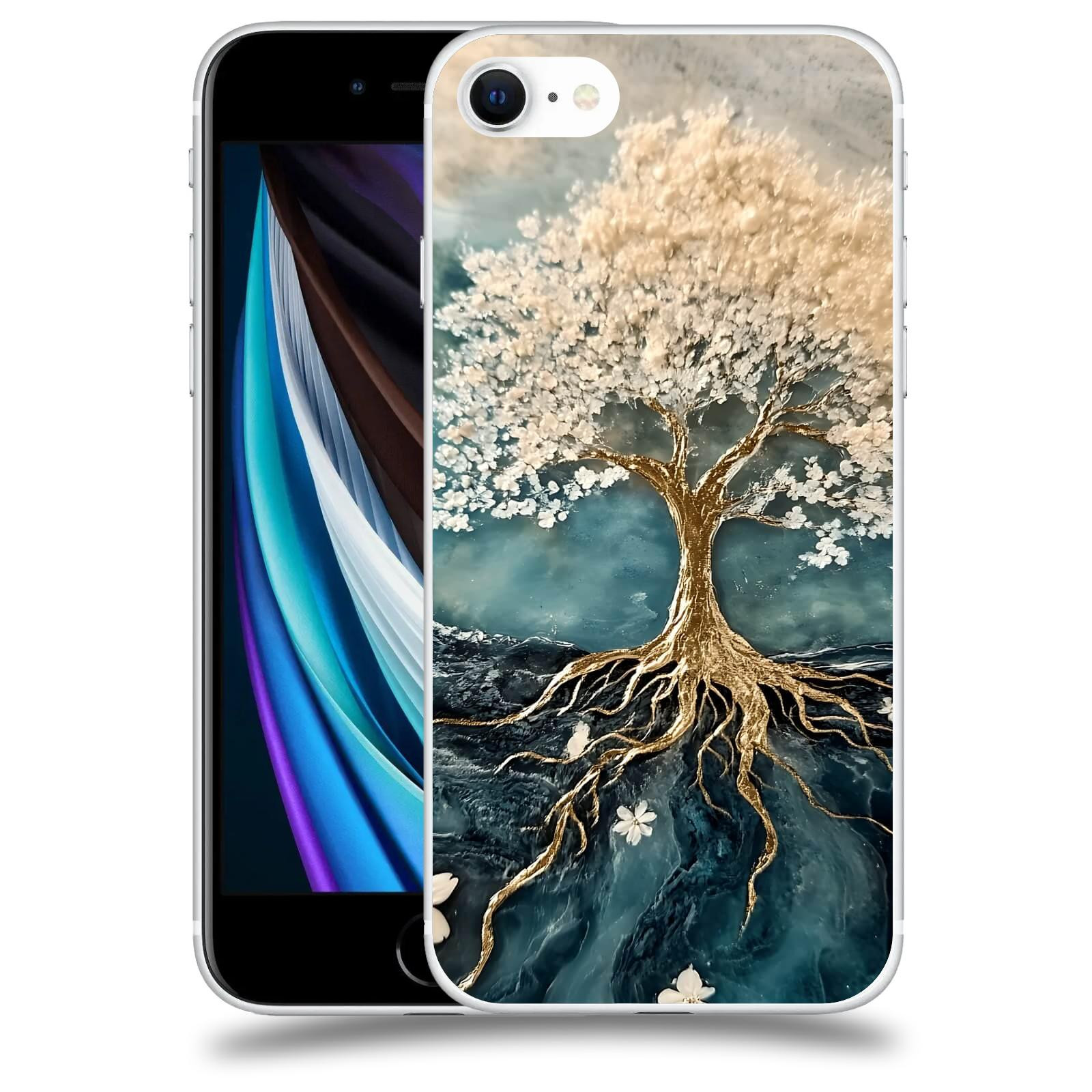 ACOVER Kryt na mobil Apple iPhone SE 2020 - Zlatý život