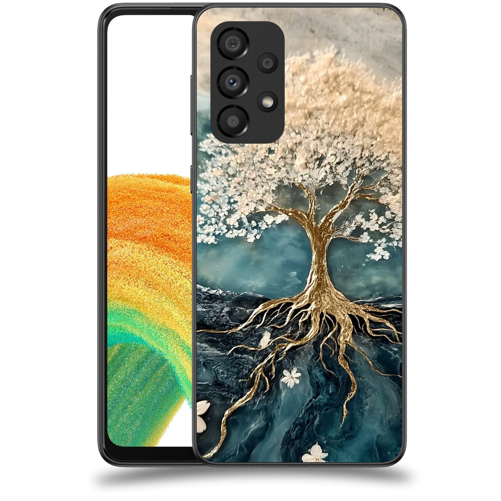 ACOVER Kryt na mobil Samsung Galaxy A33 5G A336 - Zlatý život