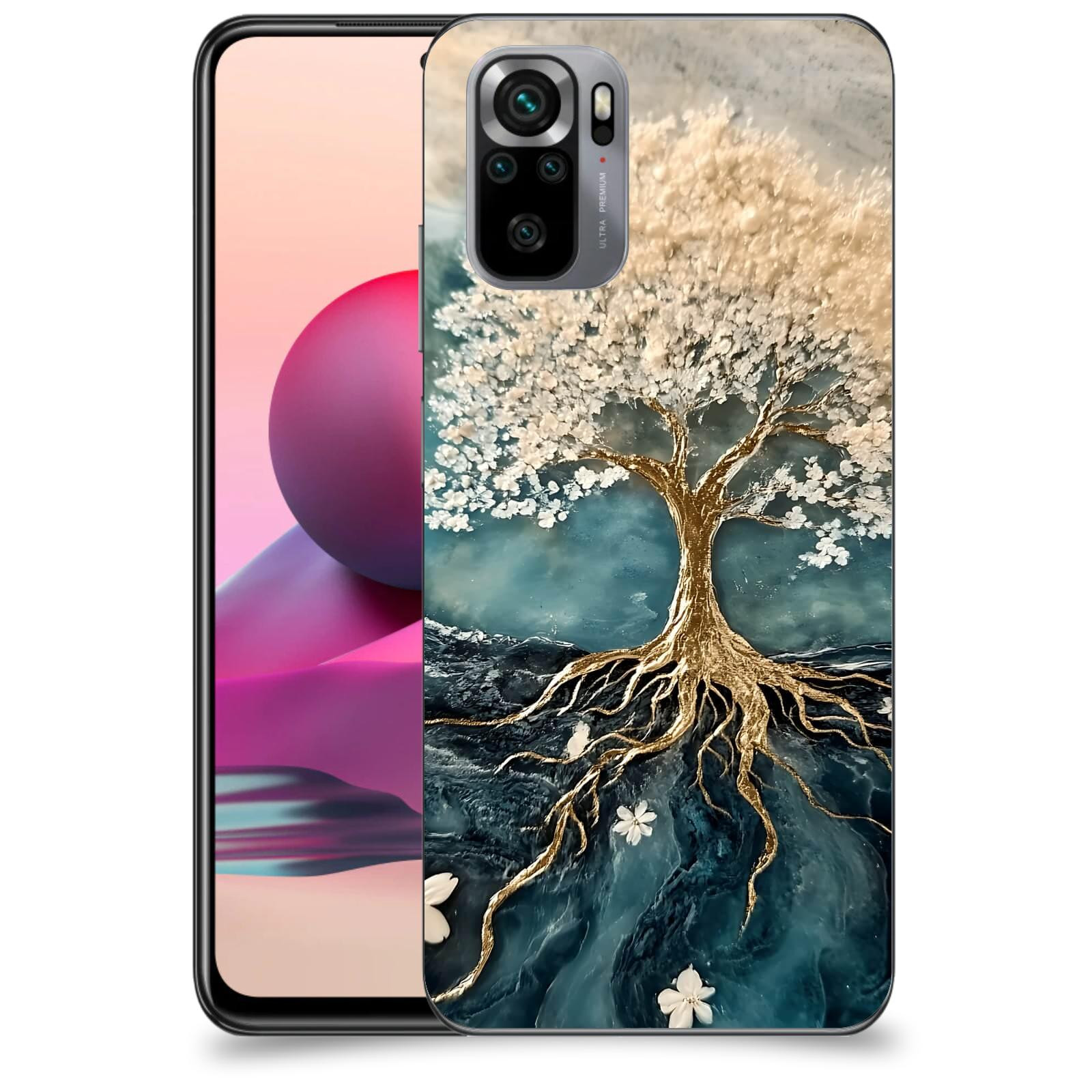 ACOVER Kryt na mobil Xiaomi Redmi Note 10S - Zlatý život