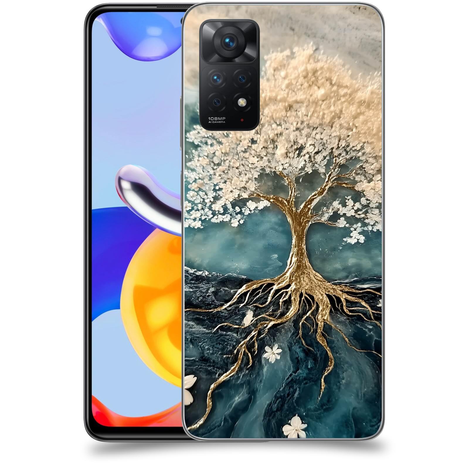 ACOVER Kryt na mobil Xiaomi Redmi Note 11 Pro - Zlatý život