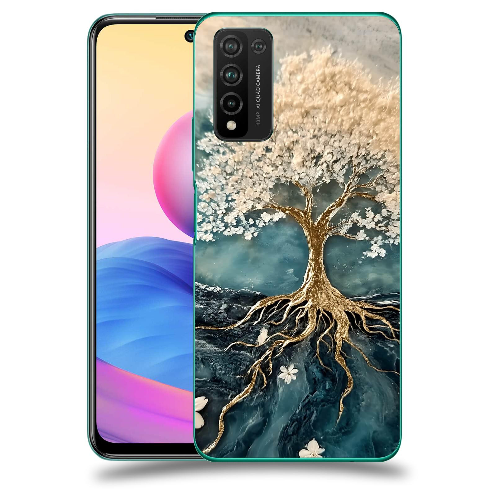 ACOVER Kryt na mobil Honor 10X Lite - Zlatý život