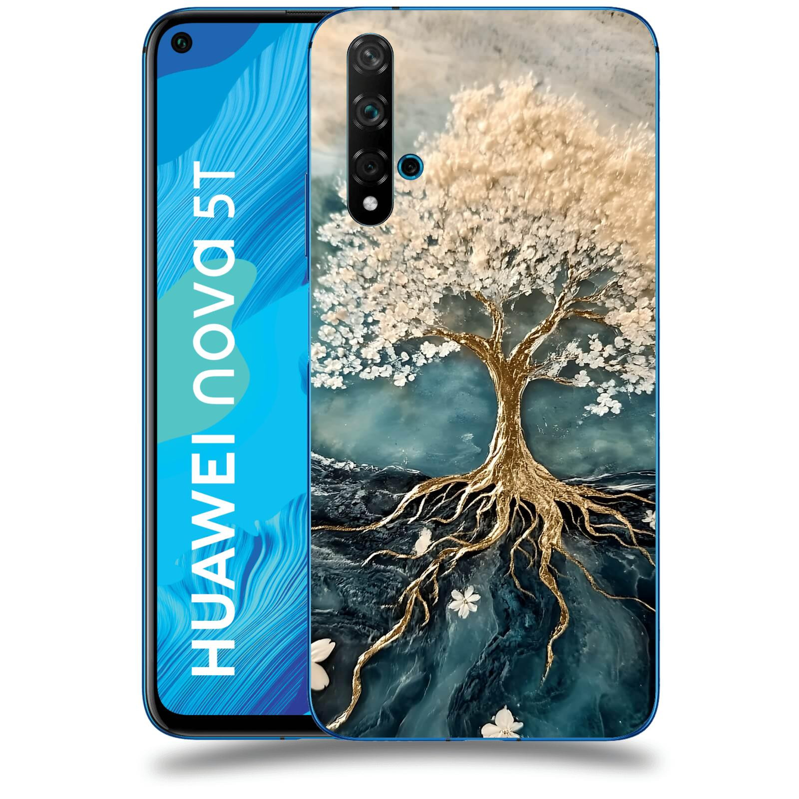 ACOVER Kryt na mobil Huawei Nova 5T - Zlatý život