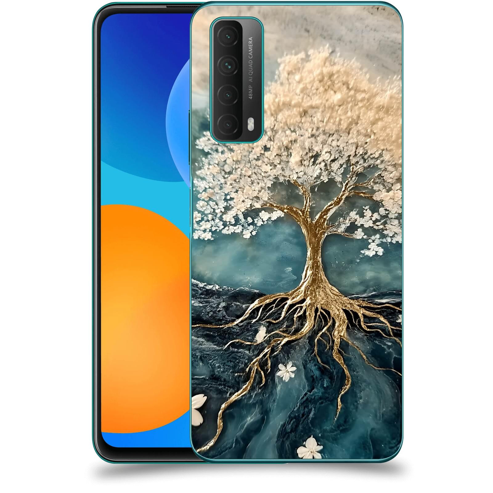 ACOVER Kryt na mobil Huawei P Smart 2021 - Zlatý život