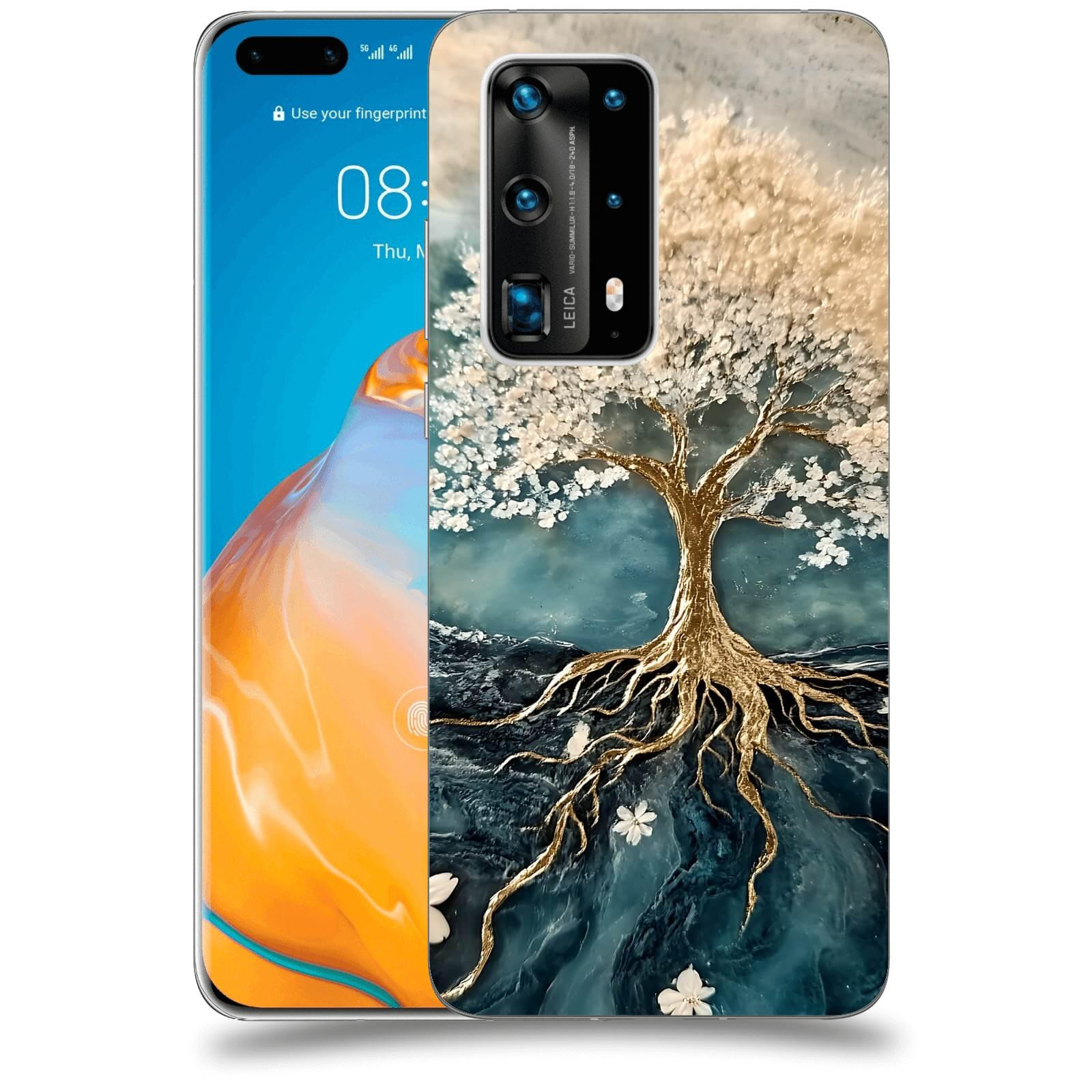 ACOVER Kryt na mobil Huawei P40 Pro - Zlatý život