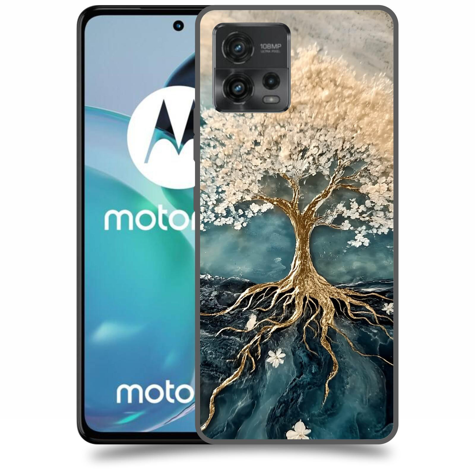 ACOVER Kryt na mobil Motorola Moto G72 - Zlatý život