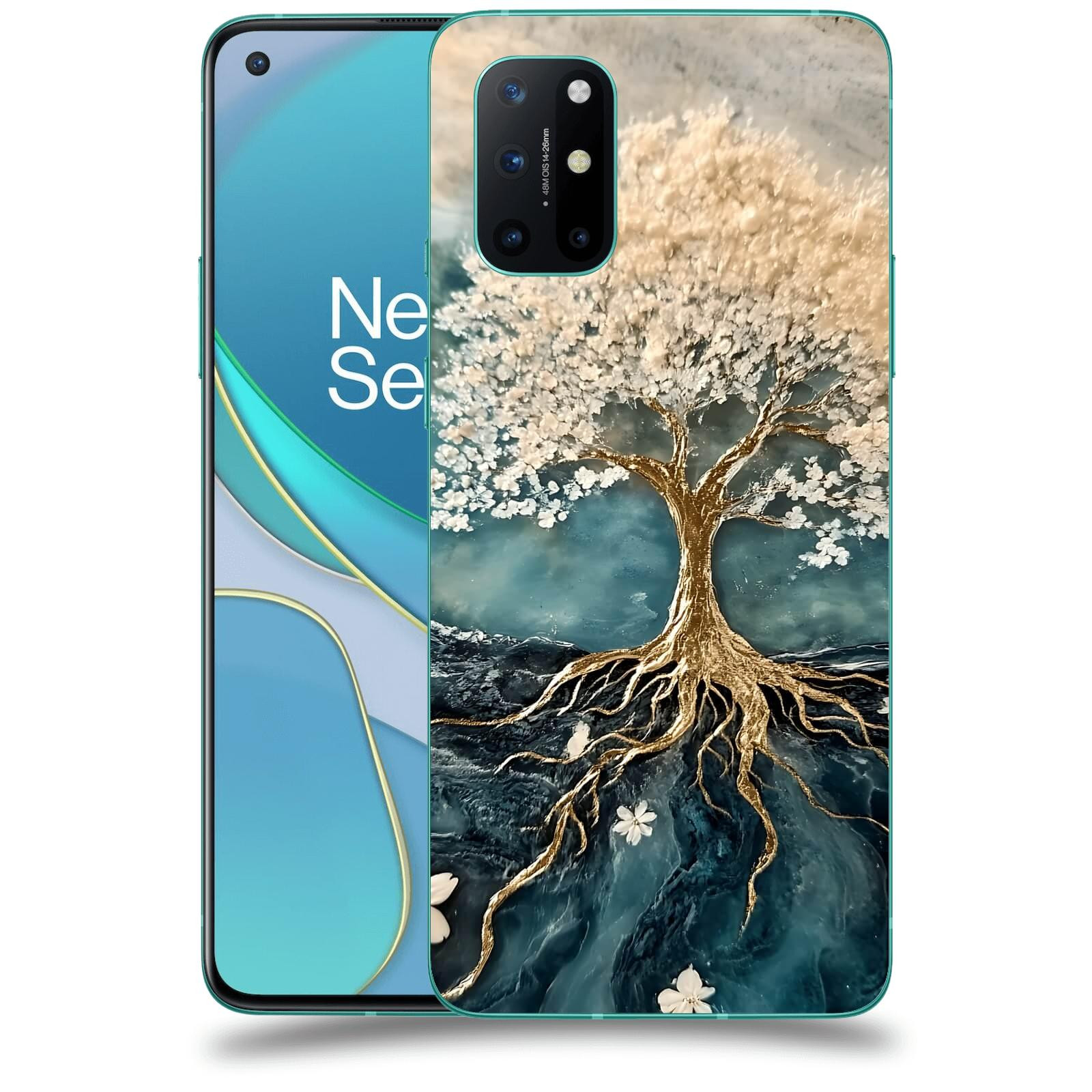 ACOVER Kryt na mobil OnePlus 8T - Zlatý život