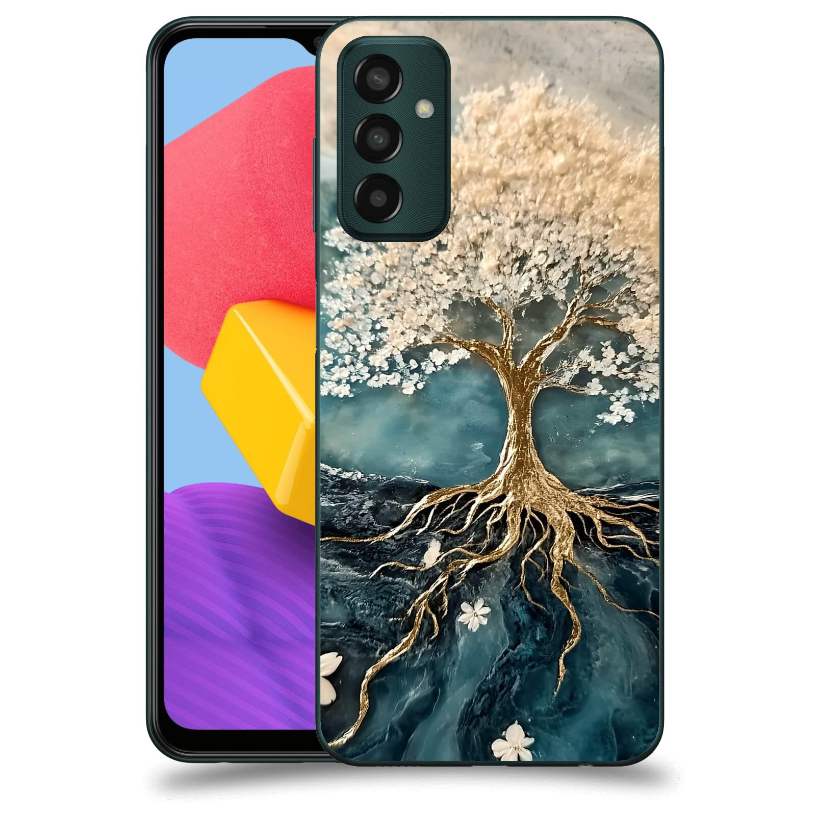 ACOVER Kryt na mobil Samsung Galaxy M13 M135F - Zlatý život