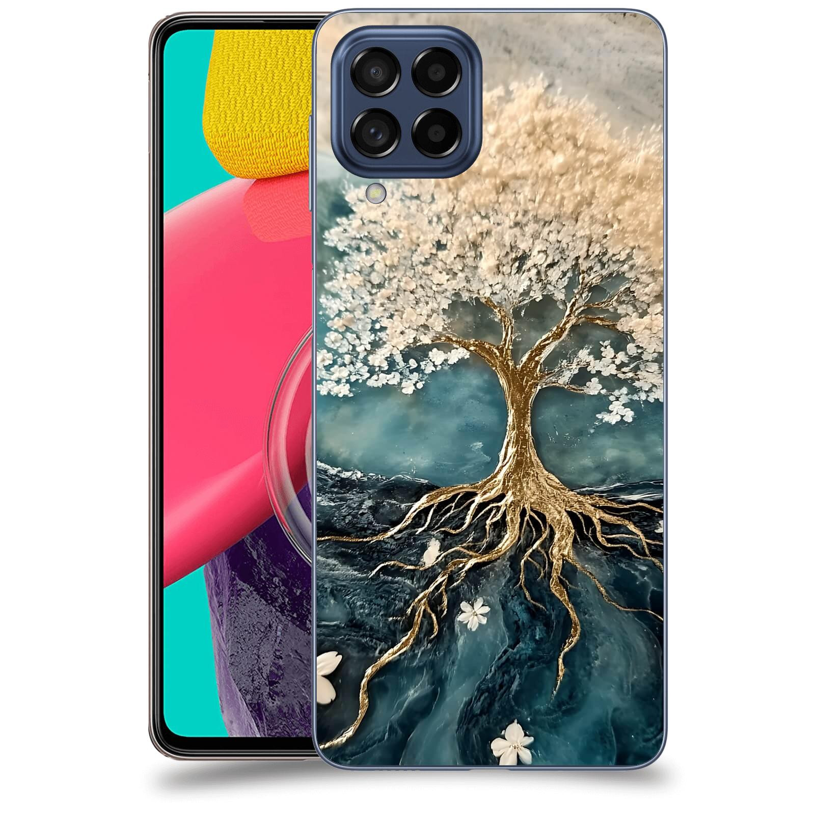 ACOVER Kryt na mobil Samsung Galaxy M53 5G - Zlatý život