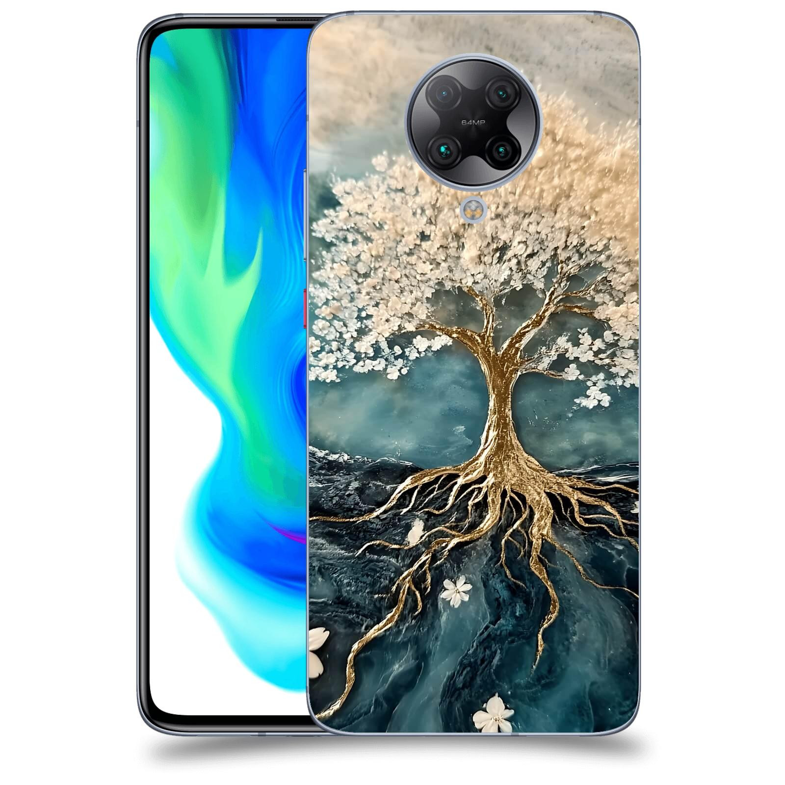 ACOVER Kryt na mobil Xiaomi Poco F2 Pro - Zlatý život