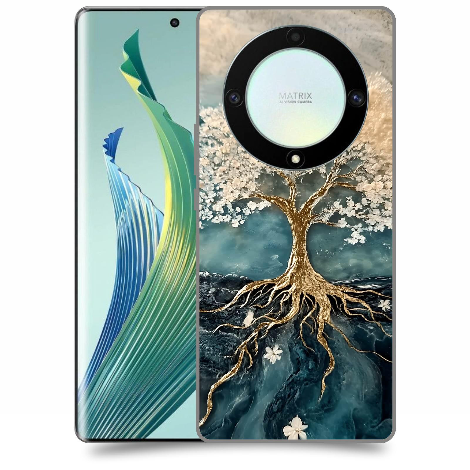 ACOVER Kryt na mobil Honor Magic 5 Lite 5G - Zlatý život