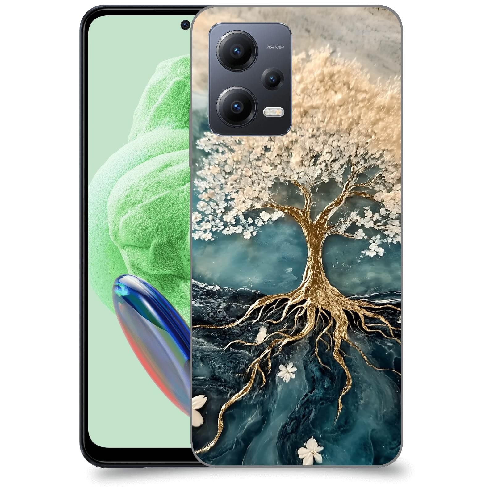 ACOVER Kryt na mobil Xiaomi Redmi Note 12 5G - Zlatý život