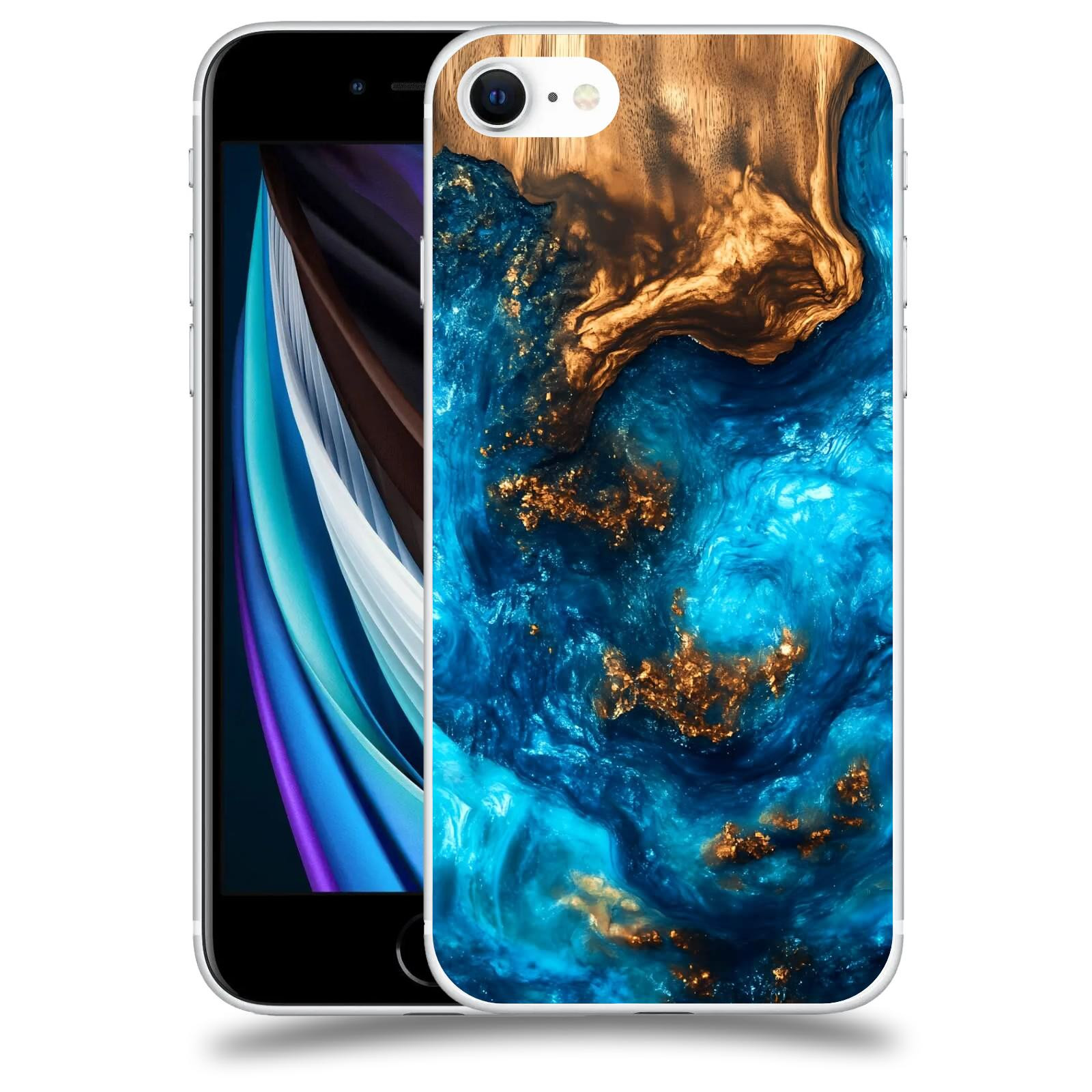 ACOVER Kryt na mobil Apple iPhone SE 2020 - Kosmická hloubka