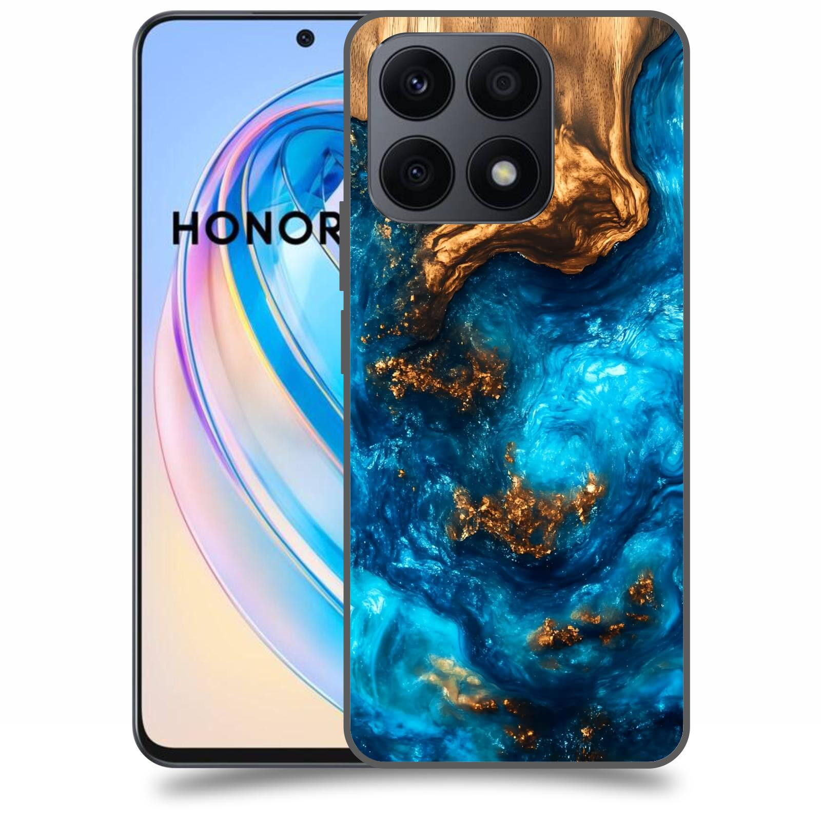 ACOVER Kryt na mobil Honor X8a - Kosmická hloubka