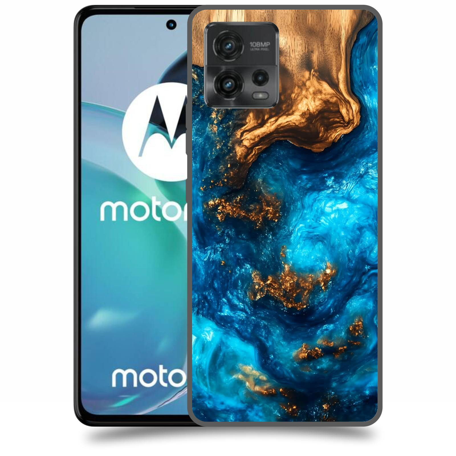 ACOVER Kryt na mobil Motorola Moto G72 - Kosmická hloubka