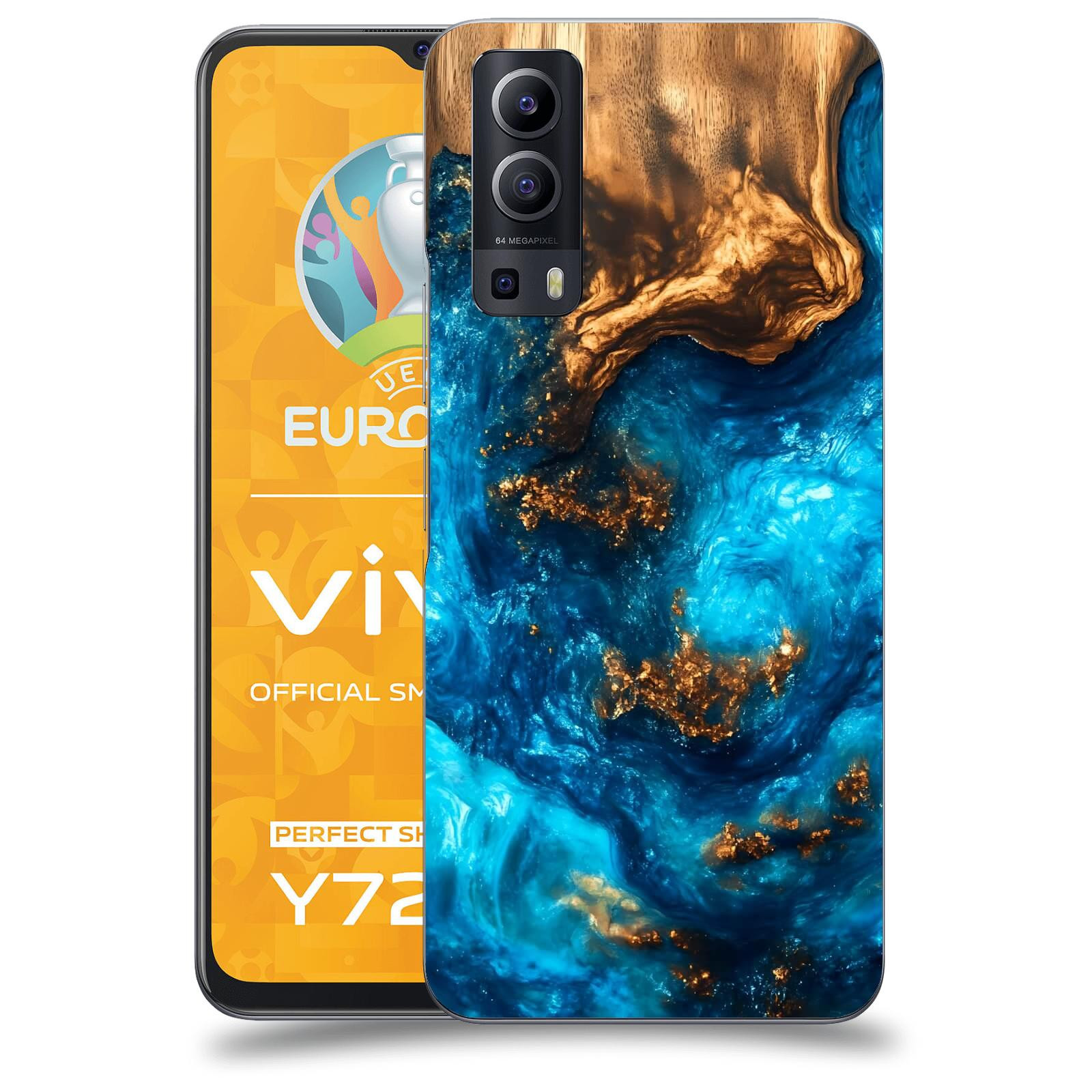 ACOVER Kryt na mobil Vivo Y72 5G - Kosmická hloubka