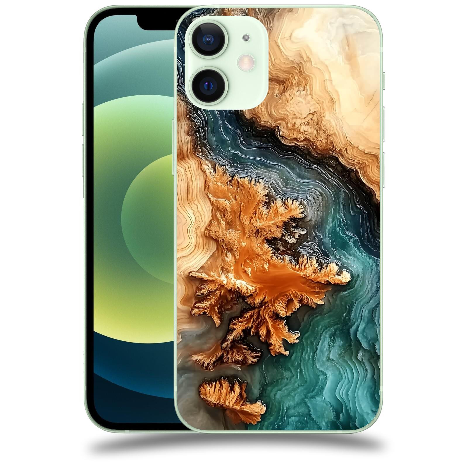 ACOVER Kryt na mobil Apple iPhone 12 mini - Minerální tok