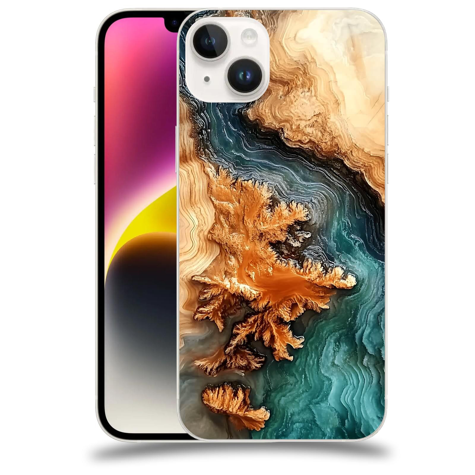 ACOVER Kryt na mobil Apple iPhone 14 Plus - Minerální tok