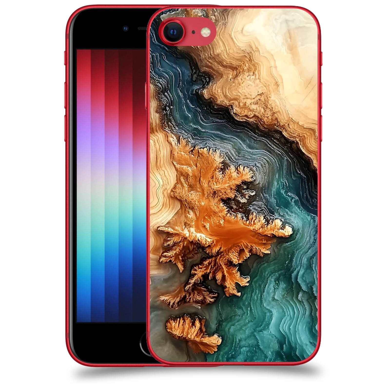 ACOVER Kryt na mobil Apple iPhone SE 2022 - Minerální tok