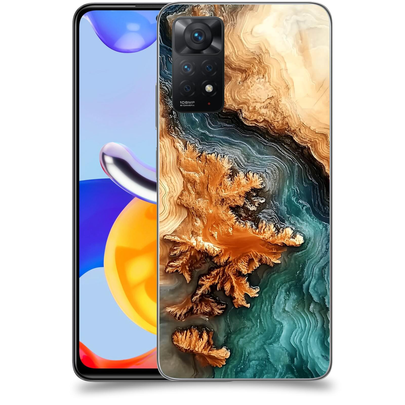 ACOVER Kryt na mobil Xiaomi Redmi Note 11 Pro - Minerální tok