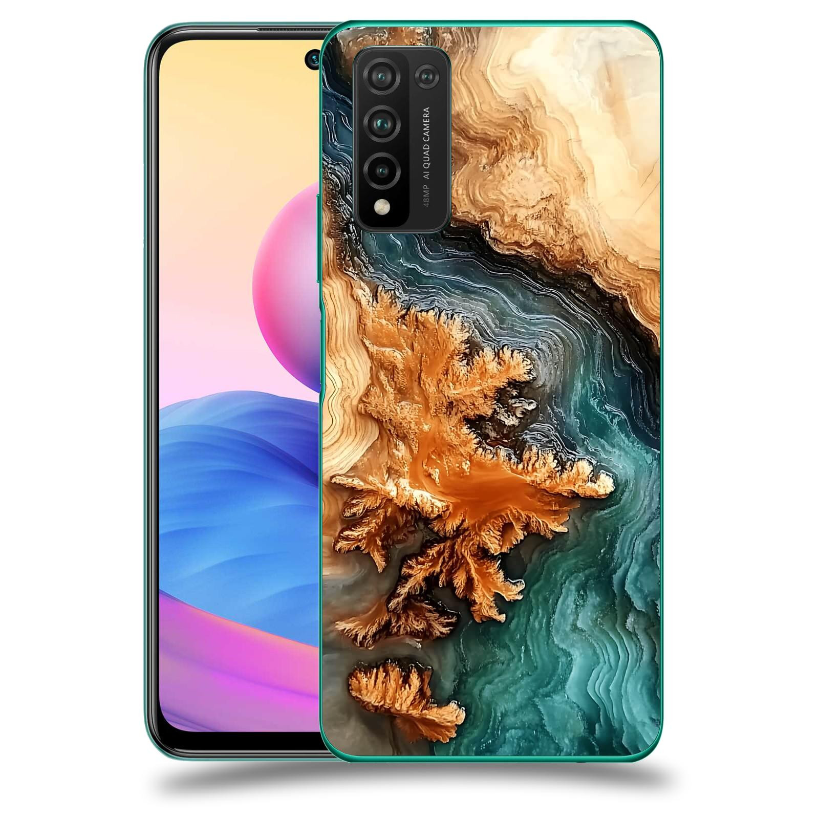 ACOVER Kryt na mobil Honor 10X Lite - Minerální tok